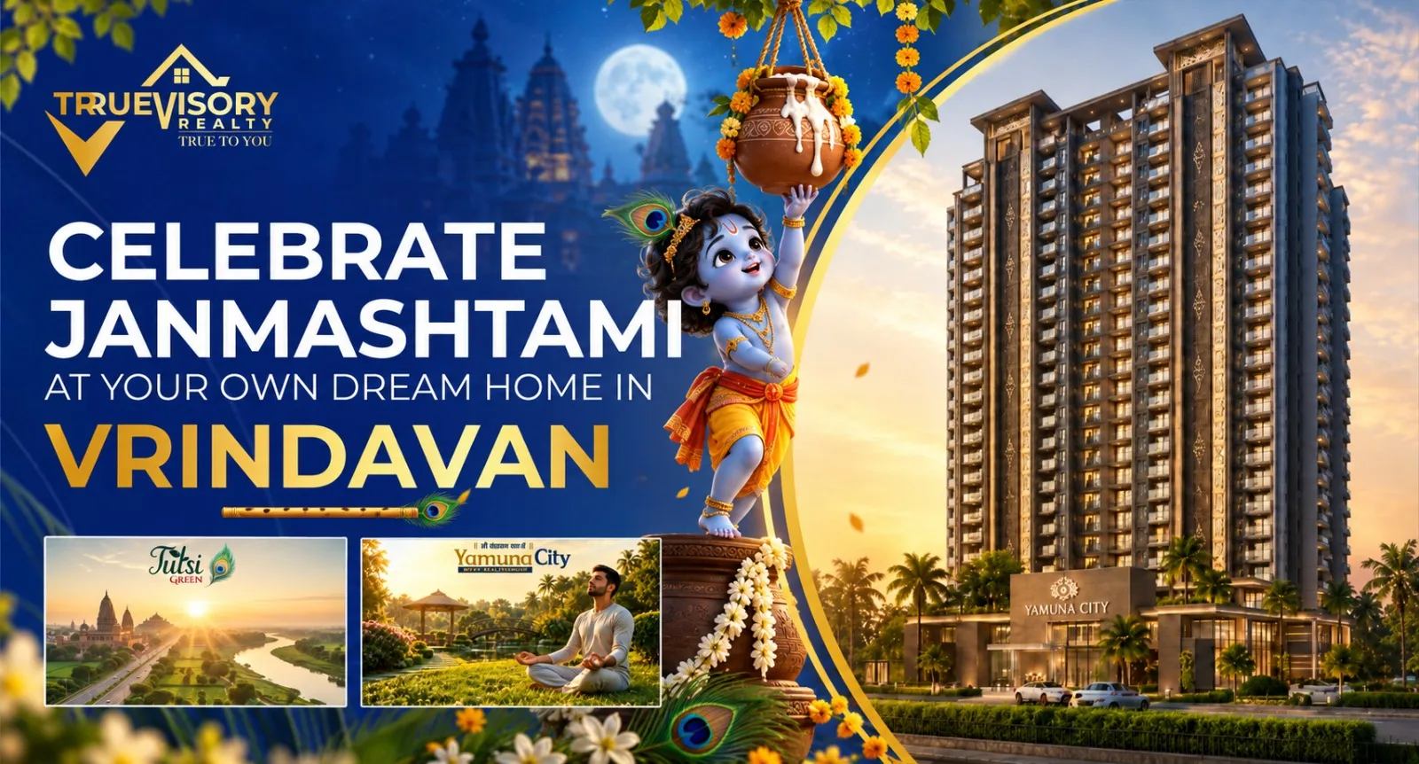 Celebrate Janmashtami at Your Own Dream Home in Vrindavan
